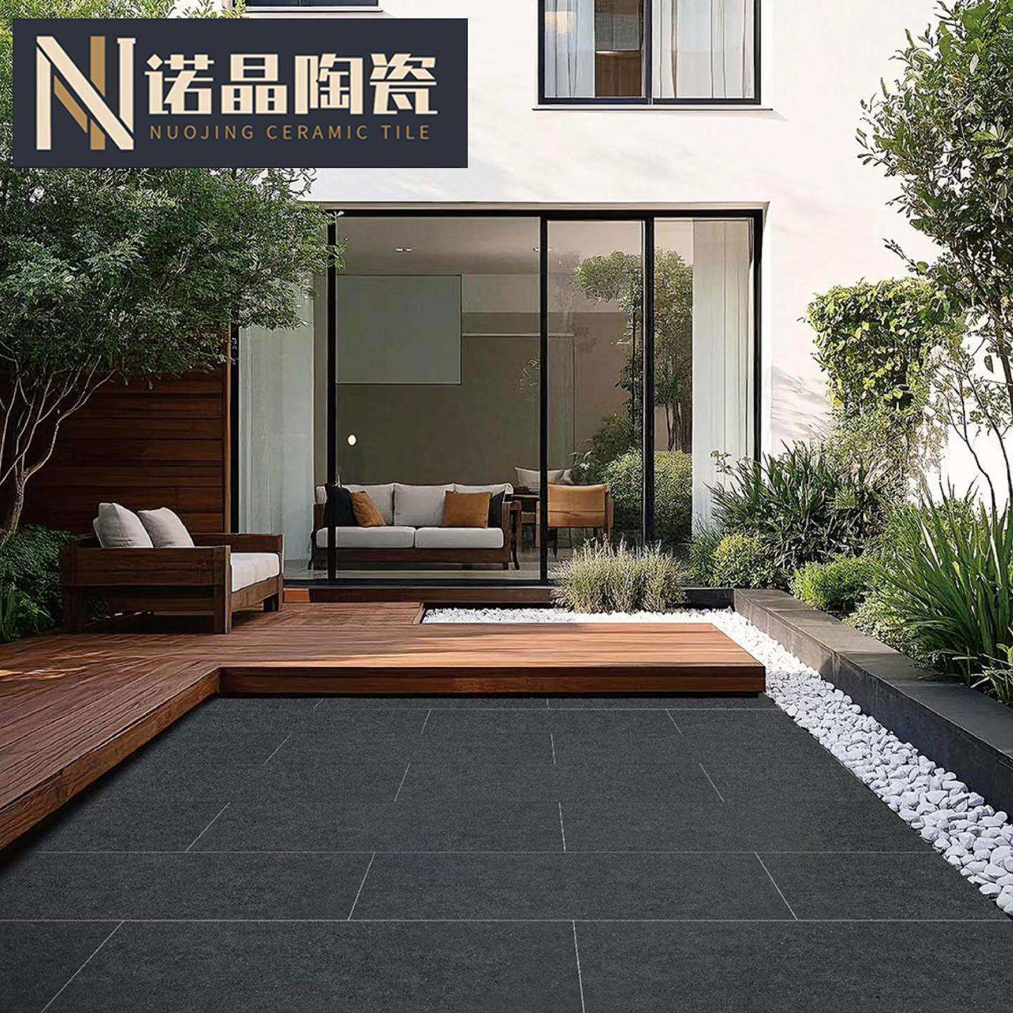 古堡灰全通体石英砖600x1200x20室内外加厚瓷砖地铺石复古砖全瓷