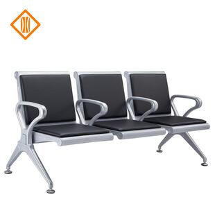 不锈钢排椅钢鋁制机场椅单双三四五连排座椅广东办公家具