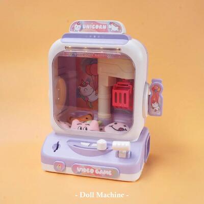 Mini Claw Machine Electronic Dispenser Arcade Game Candy Cra