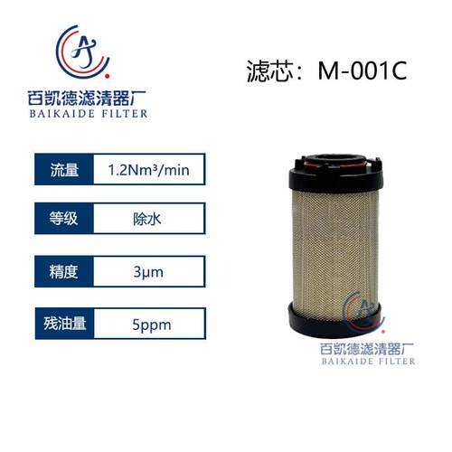 16公斤激光切割压缩空气精密过滤芯M-001CM-001TM-001AM-001F