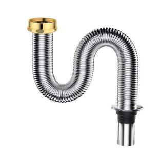 Sink 304 Siphon Hose Drain Stainless Steel