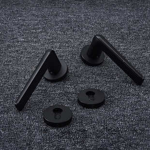 磁吸门锁 静音木房门锁具家用普用型卧室内卫生间厕所房间把手欧式
