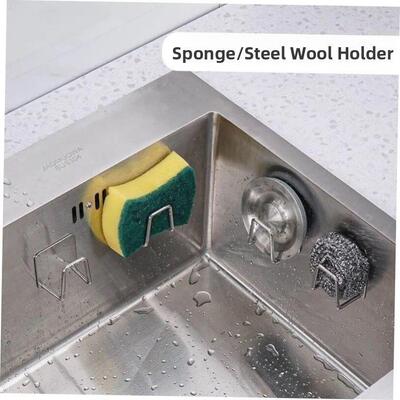 Kitchen accessories Sink Sponges Holder Self Adhesive rack