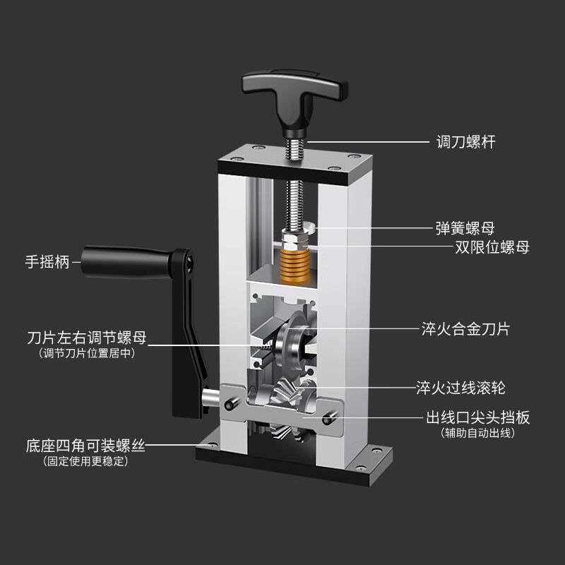 剥线机电动废铜线钳拨线器剥皮机废旧电线电缆去皮机拔线电工神器