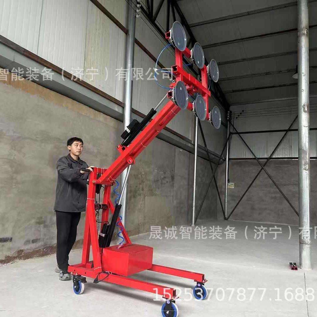 跨境真空玻璃吸盘车型号齐全门窗安装装卸车车间运输玻璃安装车