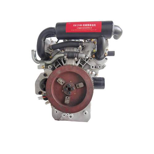 20马力水冷涡流柴油发电机2V80机械泵柴油机内燃机