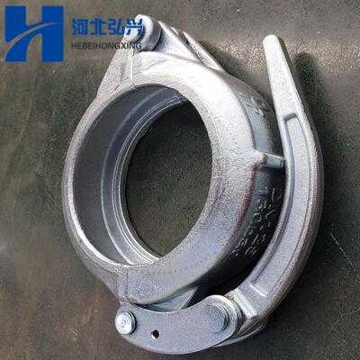 泵车SYK臂架镀快管卡DN125速锻造锌快管卡混凝土泵管卡速扣