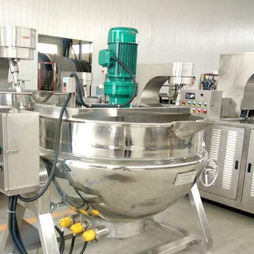 电加热蒸煮高压立式夹层锅翻锅出料卤煮花生夹层锅鸡爪卤锅煮锅