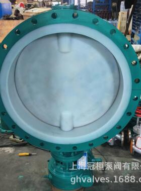 售 D3411PO-6C DN600 氟塑料衬里蝶809阀销 耐酸蝶碱阀手动涡轮