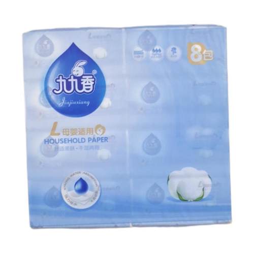 九九香超柔抽纸巾5层加厚大码婴儿绵柔宝宝餐巾纸450张8包