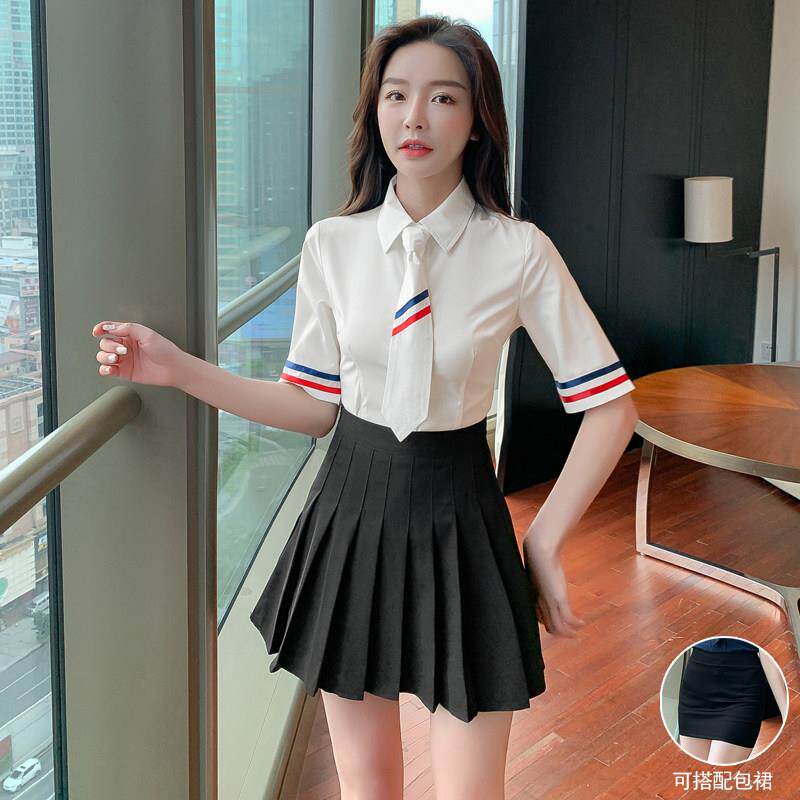 高档会所服务员工作服女2025年新款秋冬装酒店衬衫女前台接待