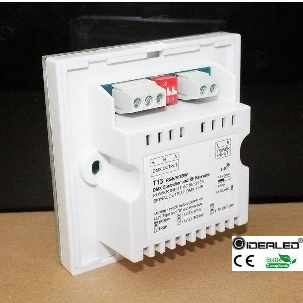 MX调光面板换主控4分区触PEF摸面板控D制器控硅调光转器DMX51可2
