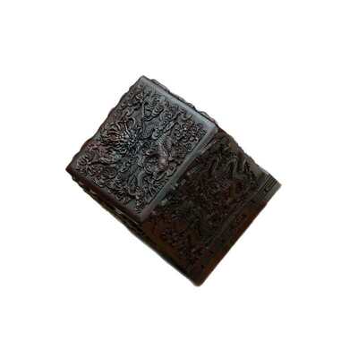 天然雷击木枣木道经师宝印三宝印章纯手工雕刻九龙印章纯手工雕刻