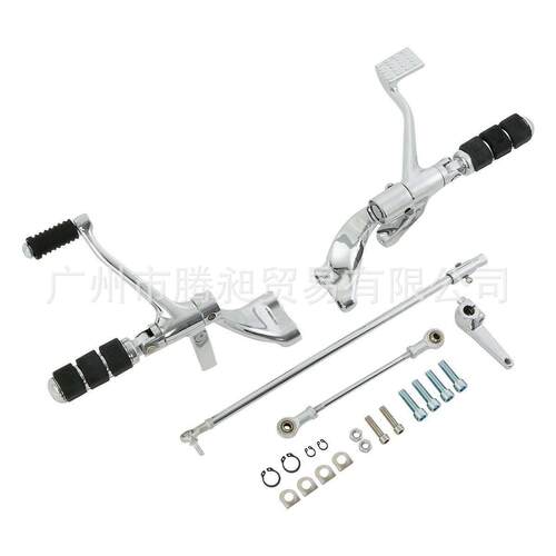 适用哈雷XL883 1200 XL48C N L 14-20改装前置脚踏总成刹车挂档杆