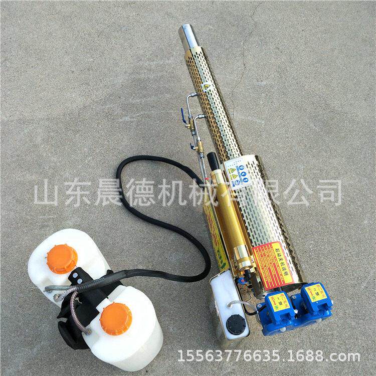 汽油双管脉冲式弥雾机 菜园地大棚除虫机杀虫消毒防疫烟雾机