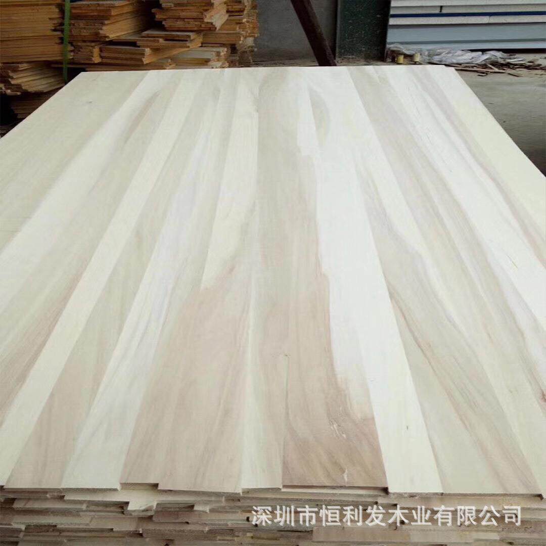厂家现货白杨直拼板AA实木板材装饰家具衣柜橱柜板材