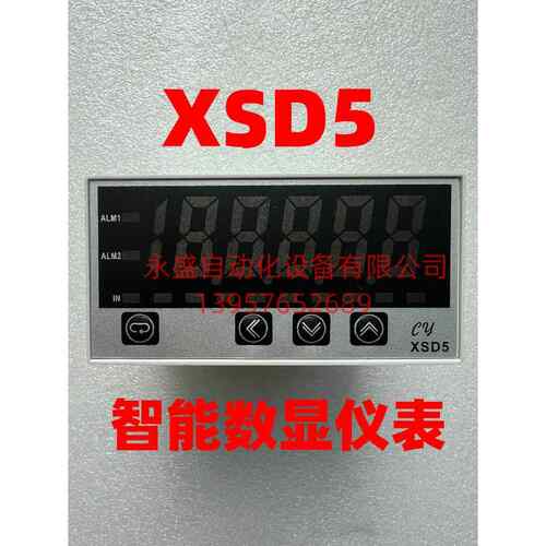 常州岗田XSD5000智能数显仪表XSD5-B11B*V A00B*V转速表输入0-10V