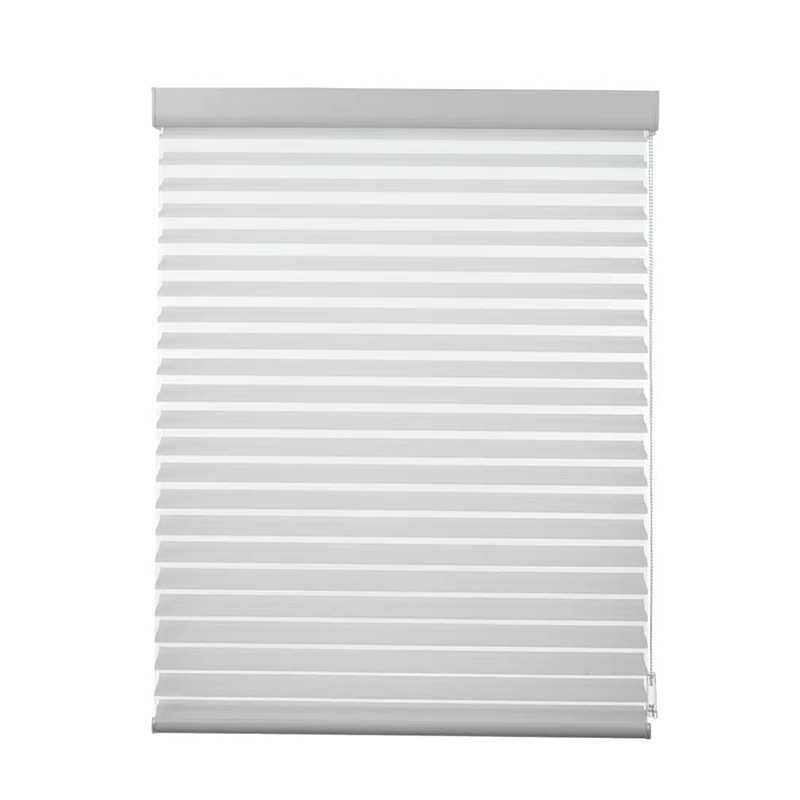 电动香格里拉窗帘柔纱帘卷帘百叶窗帘办公室卫生间阳台遮光卷拉式