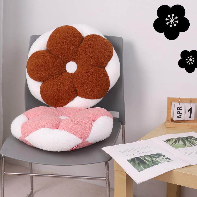 拉车套罩简约现代花朵多用蒲团坐垫 康乐屋多功能室内加厚椅垫屁