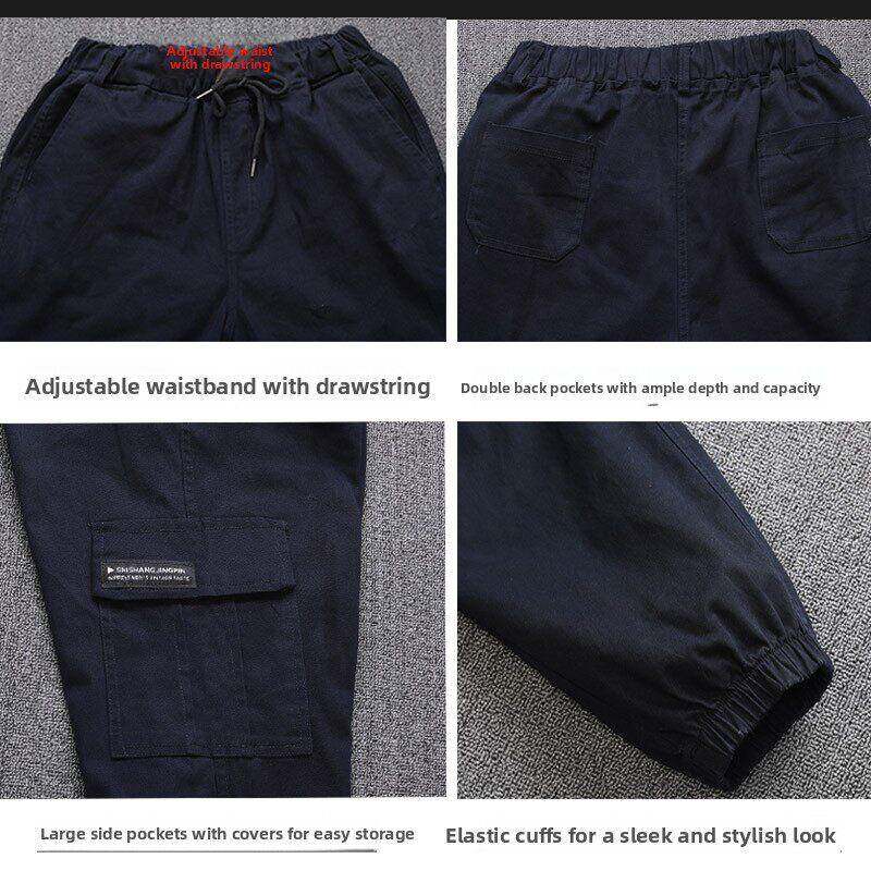纯棉弹男力工作服装春秋迷套彩阻燃磨耐防烫焊施工PQQ现场劳动防