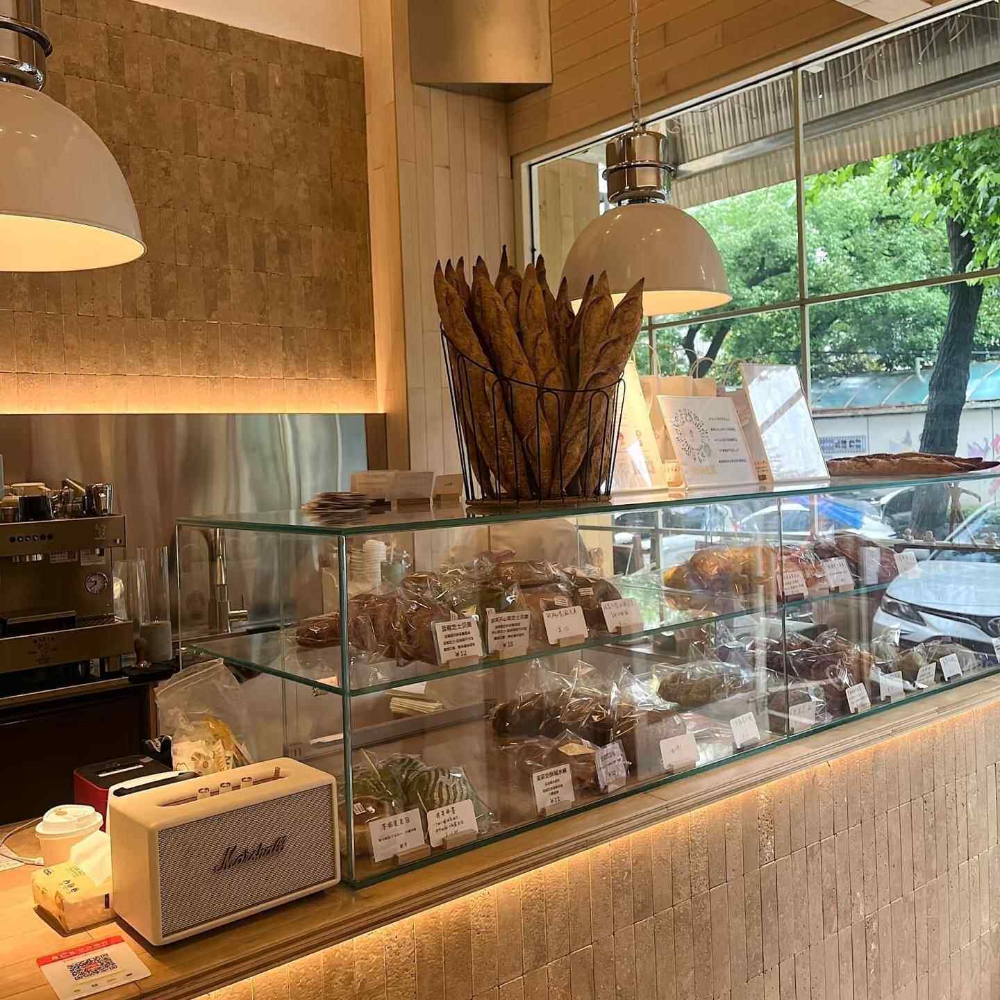 面 面包柜司康饼干 干台面超白玻璃柜甜品糕点常温柜咖啡店橱窗柜