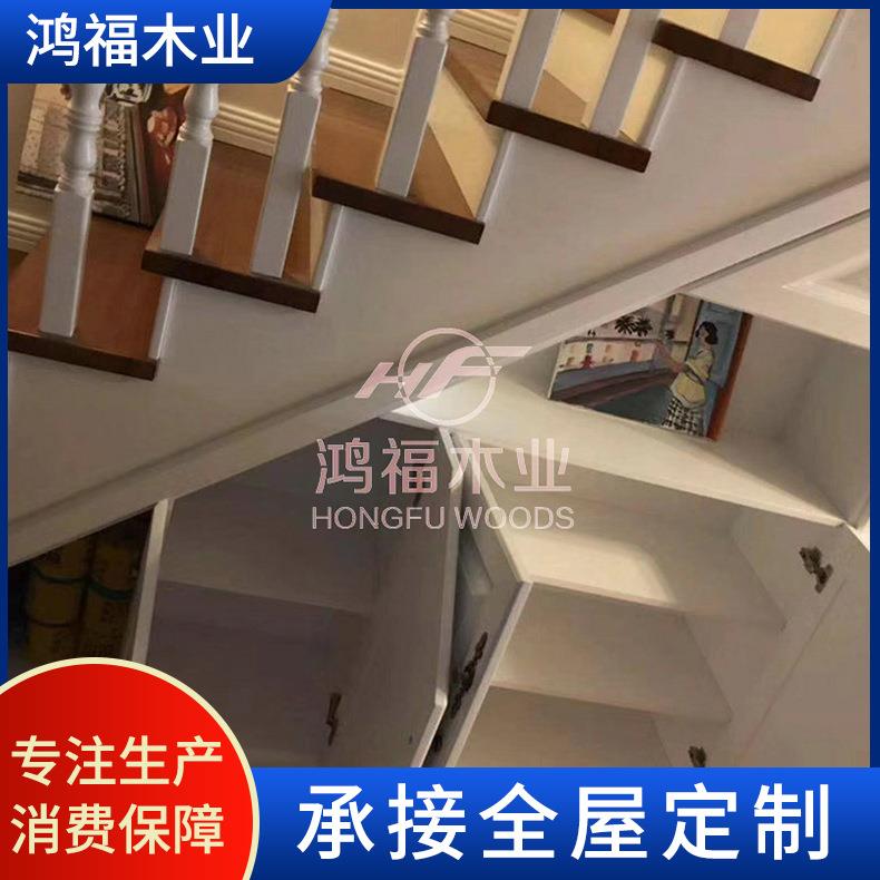 楼梯阁楼栏杆扶手现代简约实木护栏室内公寓阳台客厅别墅铁艺家用