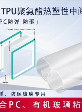 【盛鼎】TPU防砸玻璃中间膜,TPU热塑性聚氨酯弹性体橡胶中间膜,
