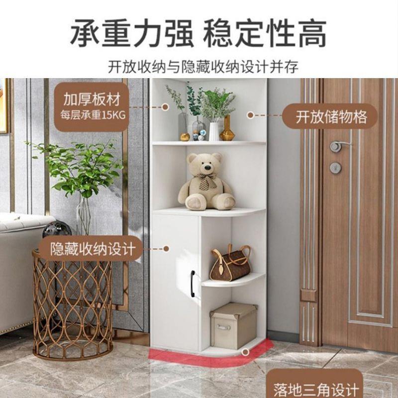 实木转角柜墙角柜三角柜书柜拐角边角置物架角落收纳储物客厅卧室