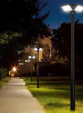 太阳能感应灯路灯杆户外防水led庭院灯ufo飞碟照明灯创意装饰