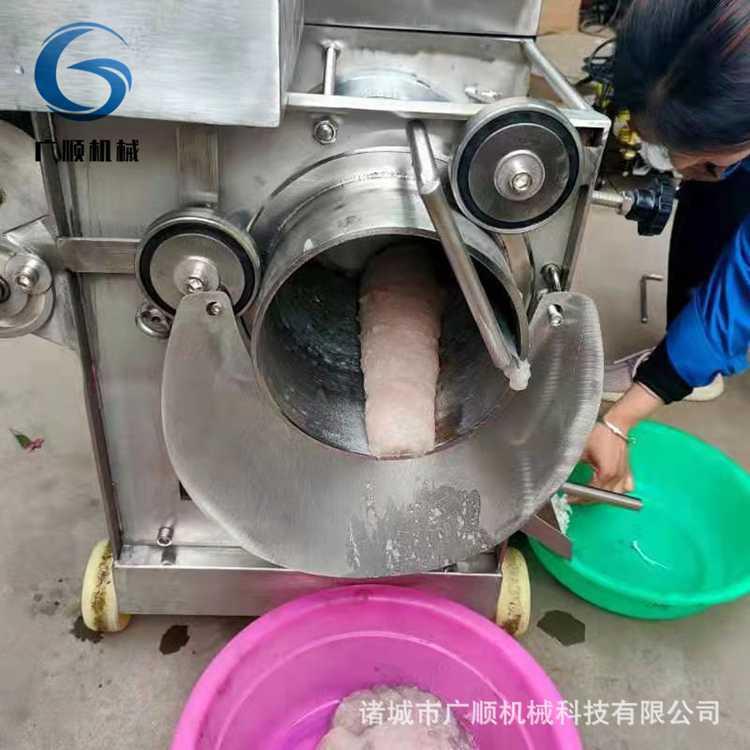 商用鱼肉采肉机 去鱼皮鱼刺虾蟹去壳机 不锈钢采肉机