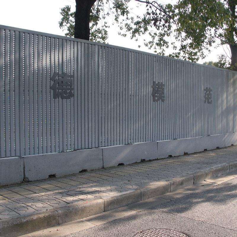 无锡地铁灰色围挡冲孔市政蓝色折弯镀锌板施工工地彩钢钢结构围挡