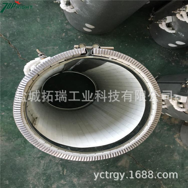 非标订做陶瓷高温加热圈 注塑机陶瓷电热圈 陶瓷发热圈