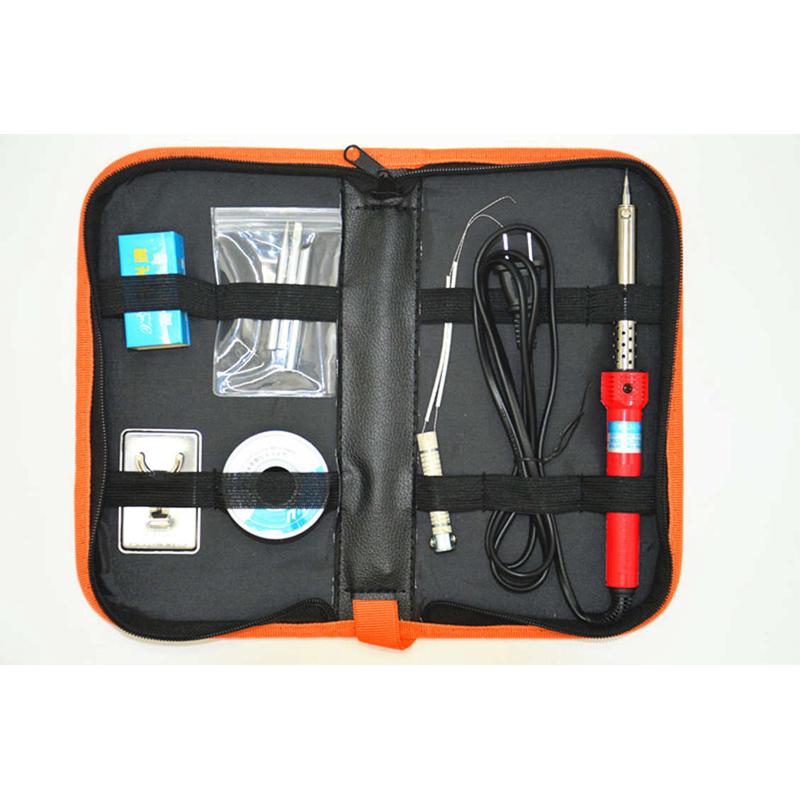 宝灵牌8件套电烙铁套装工具包 助焊220V电烙铁家电维修DIY工具包