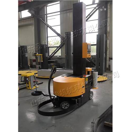自走式预拉伸膜缠绕机 Winding machine 码头货物运输包装缠绕机