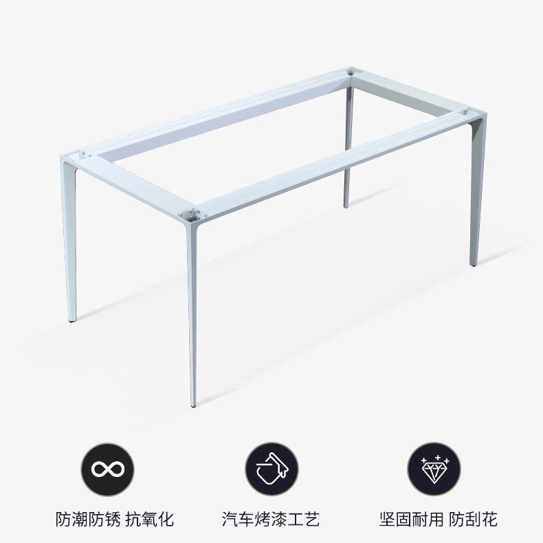 现代岩板桌腿支架简约大理石脚架会议北欧餐桌脚办公支架桌腿桌脚