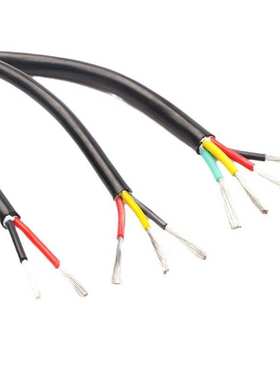 1平方 3芯软护套ygz线4耐寒芯.软多芯硅胶2芯ygc5特电缆线耐高温