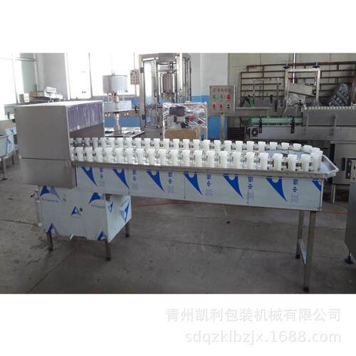 洗瓶机配件 光口玻璃瓶半自动冲瓶机 机器长度3米一次冲洗56瓶子
