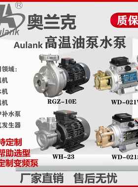 Aulank奥兰克耐高温油泵锅炉补水加压泵蒸汽泵WD-021SL-07-10-20N