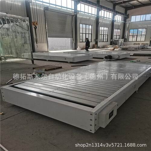 重载链板输送机带灯架不锈钢加厚板链输送流水线 爬坡式链板线