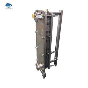 直销2平方板式换热器304316L各种规格型号不锈钢板式换热器