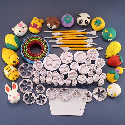 卡通包子馒头模具全套装花样馒头模具手工面 面食面 面点装饰工具