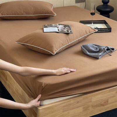 秋拉德全梦棉100支磨毛单品床SW笠单冬双美人床席思床垫套纯棉床