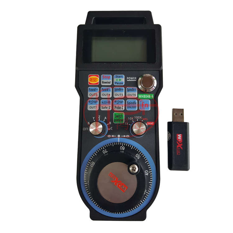 mach3无线电子手轮6轴USB CNC手柄 MPG 手持单元 手脉手持手柄