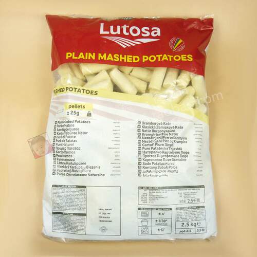 Lutosa Mashed Potato路多萨冷冻土豆泥2.5kg比利时进口方便速食