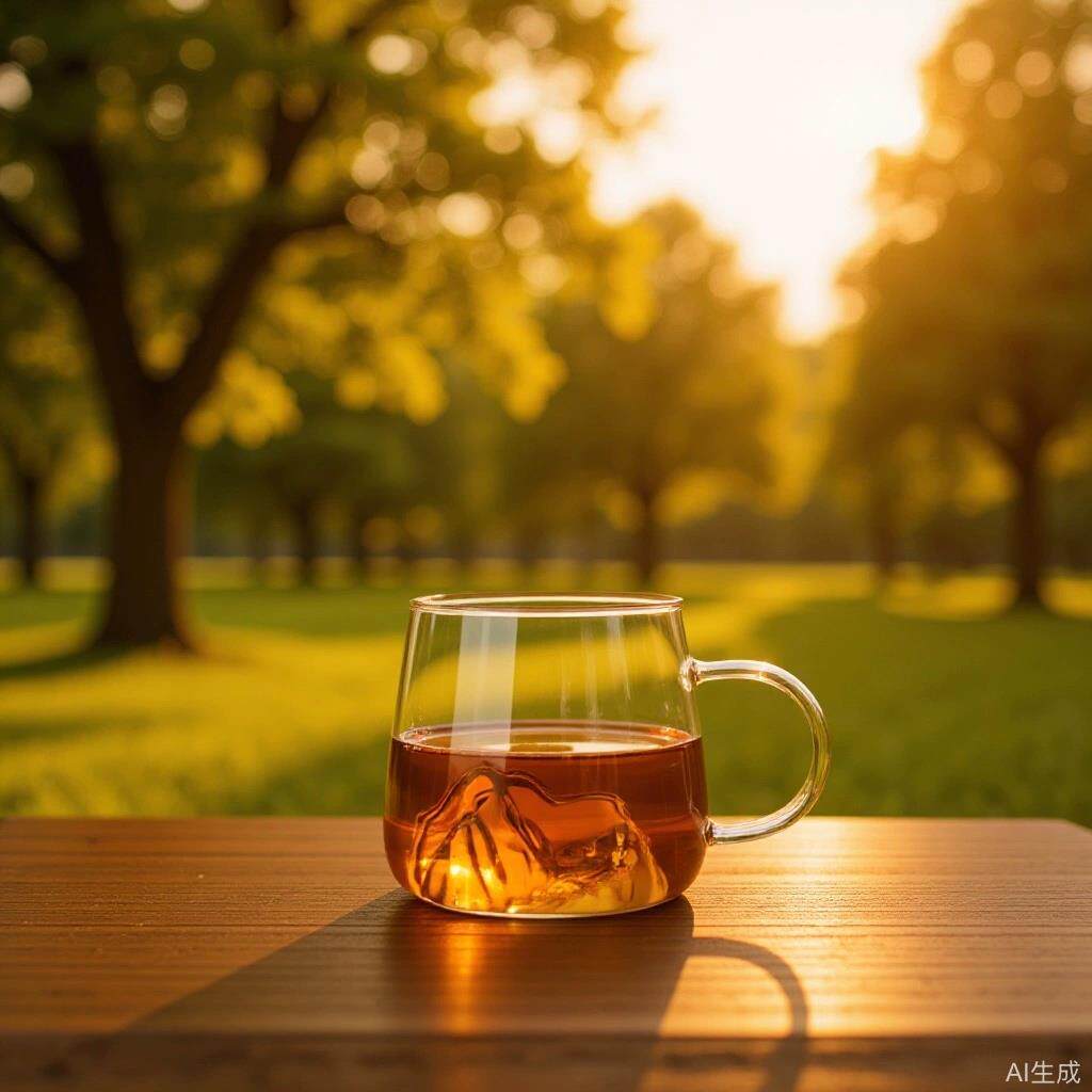 玻璃杯高颜值家用内置杯子观山高硼硅创意泡茶果汁喝水单层