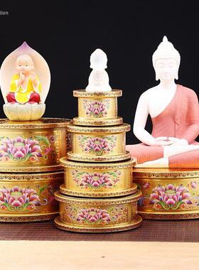 佛像供座供台加高底座垫高增高观音莲花台财神供佛家用供奉摆台