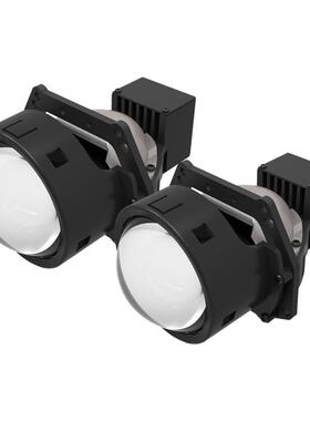 三为车灯工厂58瓦6000K高亮3寸双芯双杯LED双光透镜大灯车灯