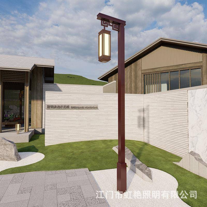 新中式复古路灯户外仿古景观灯室外防水小区别墅花园照明灯庭院灯