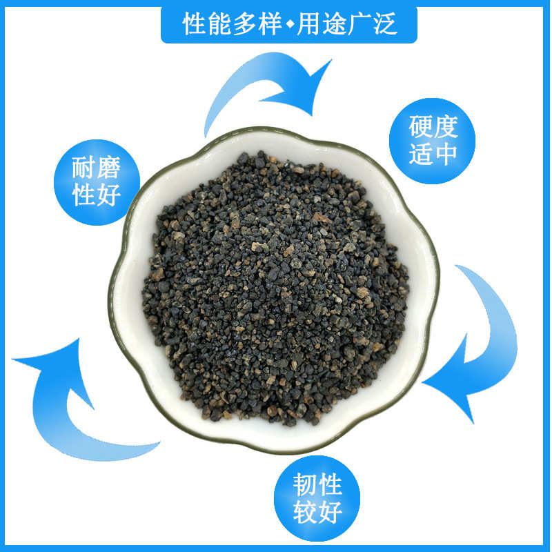 厂家混凝土铁砂大型机器体育用品桥梁机械配重铁沙浇灌填充铁砂