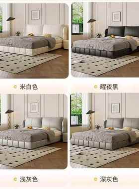 现代简约爪主次FS-LPHS5卧意式双人15米防猫皮.1.8储床物软包床